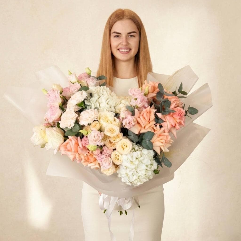 Красивый букет на 8 Марта / Премиум / Нежный букет