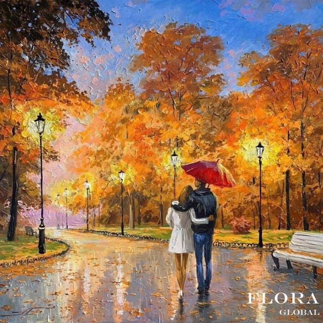 Открытка «Осенняя нежность»