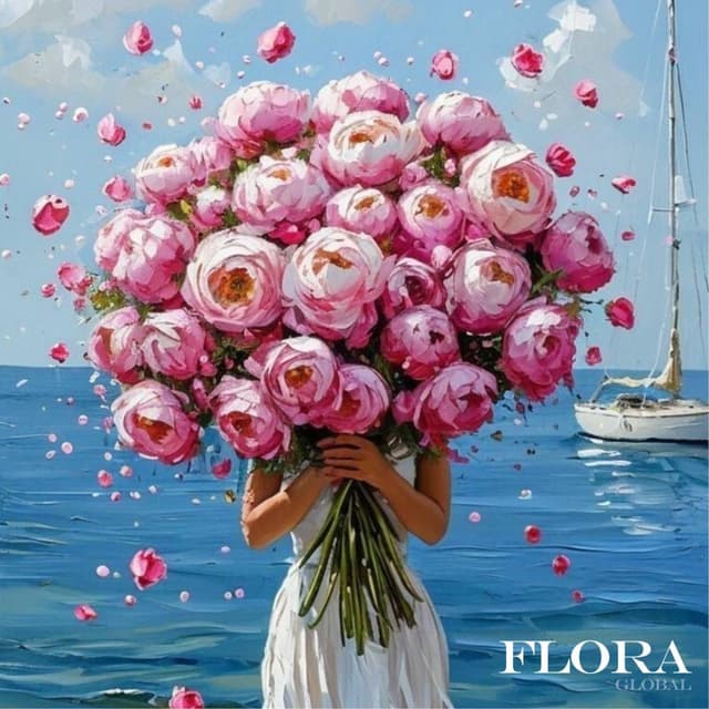 Открытка «Цветочное счастье»